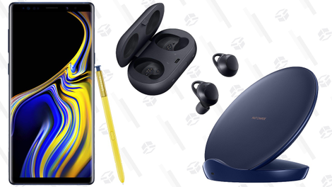 Samsung Galaxy Note 9 + Gear IconX Headphones + Qi Charging Stand | $929 | Amazon